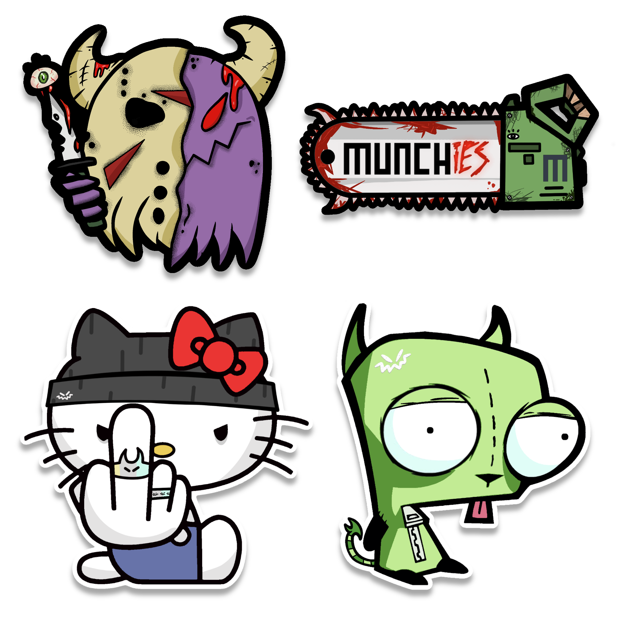 2024 Munchies Halloween Sticker Pack