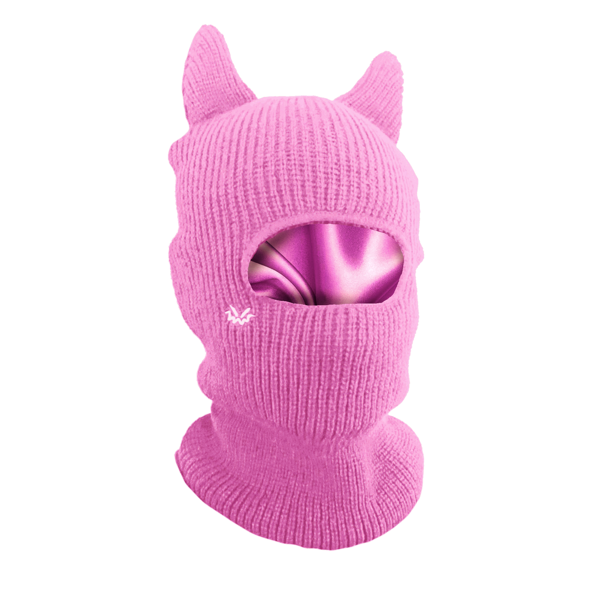 Horned Balaclava satin lined