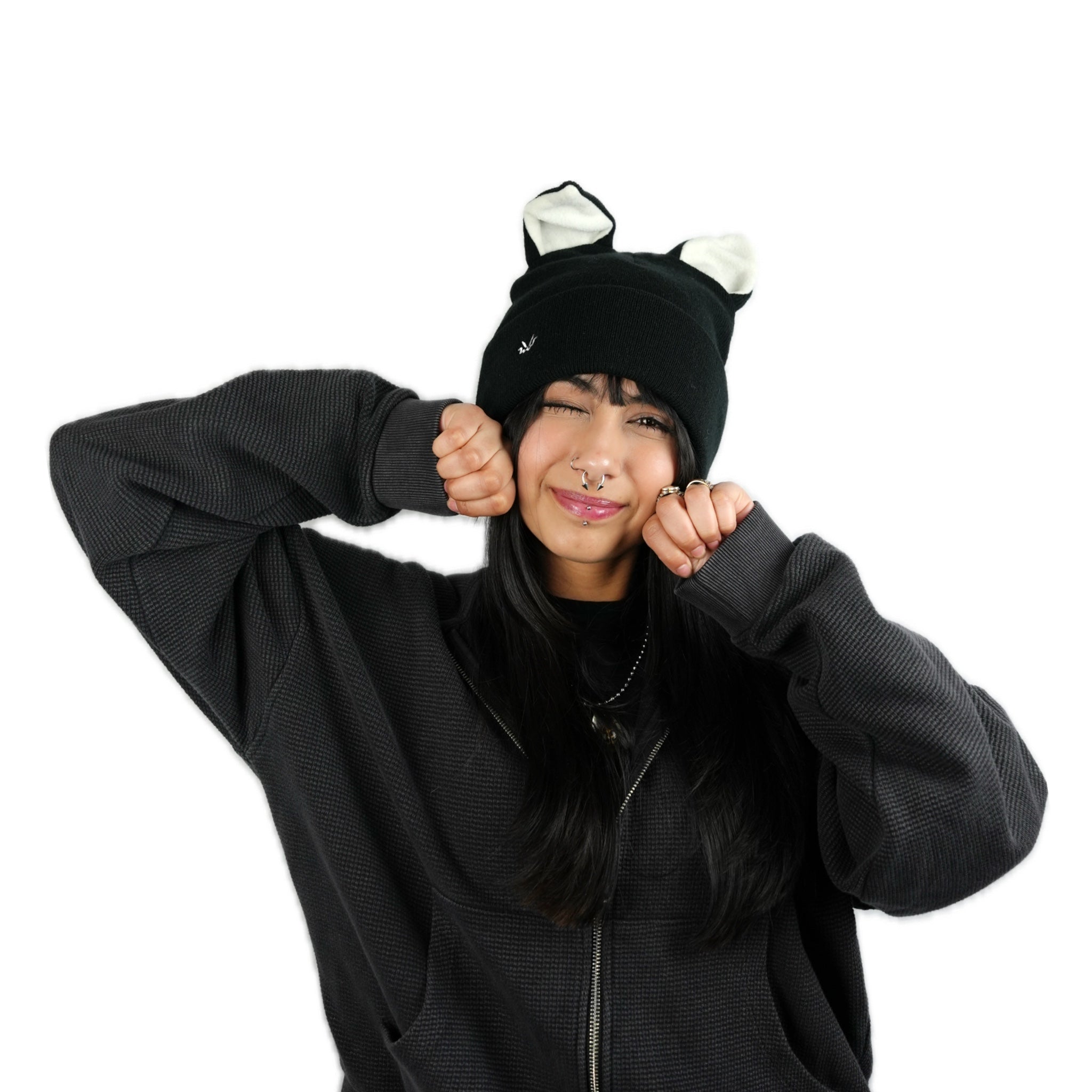 Dog Beanie Satin Lined