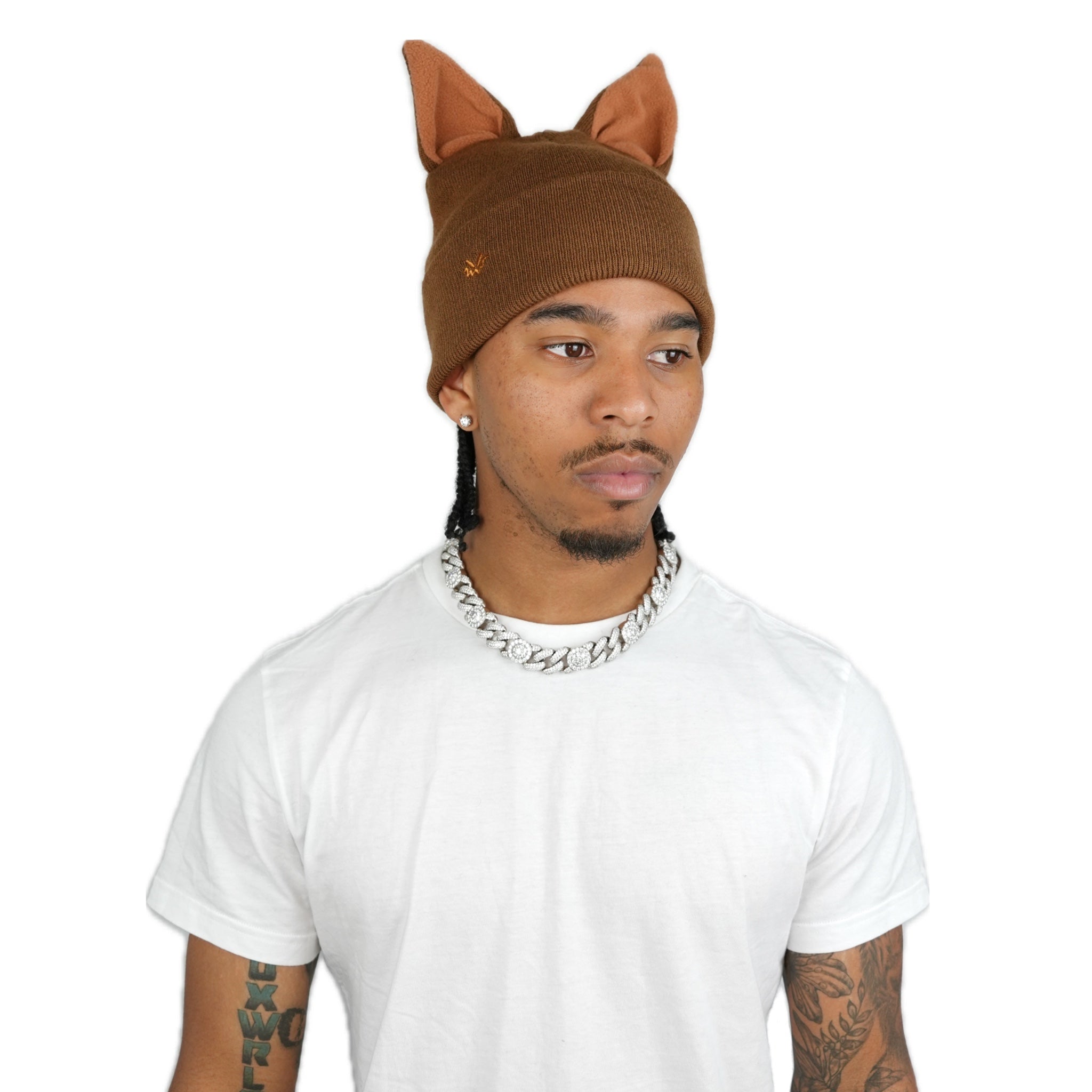 Dog Beanie Satin Lined