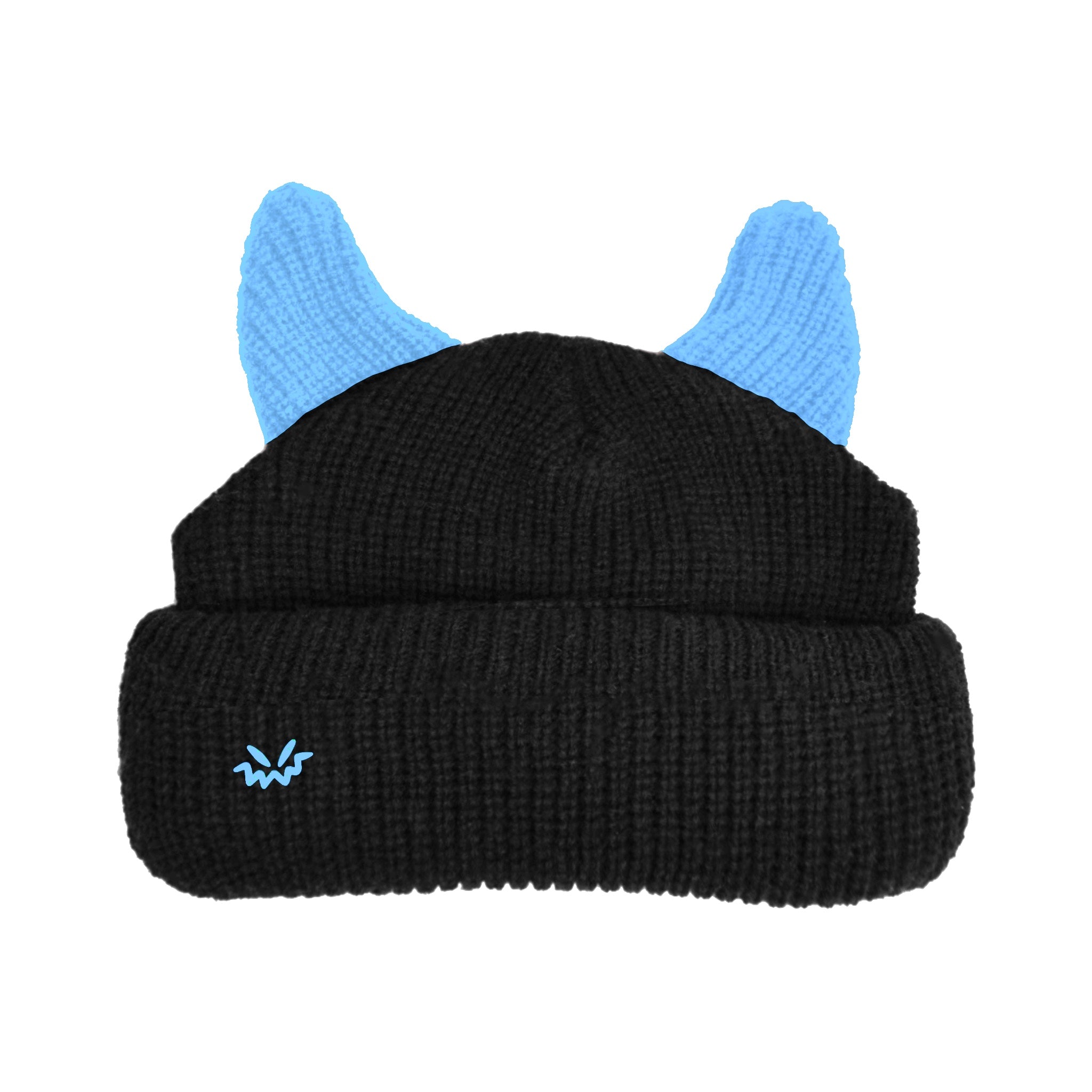 Satin Lined Horned Beanie