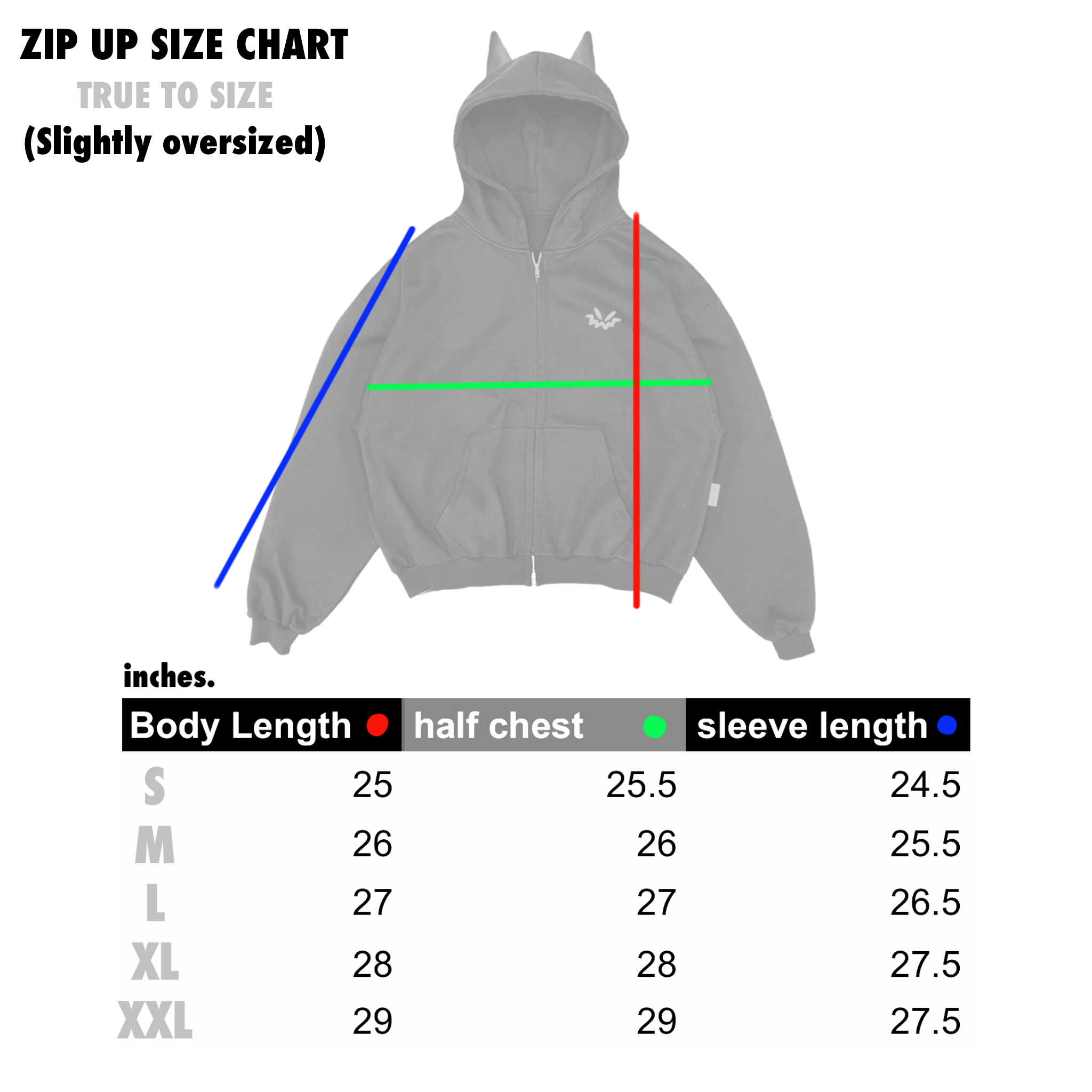Horned Zip-Up