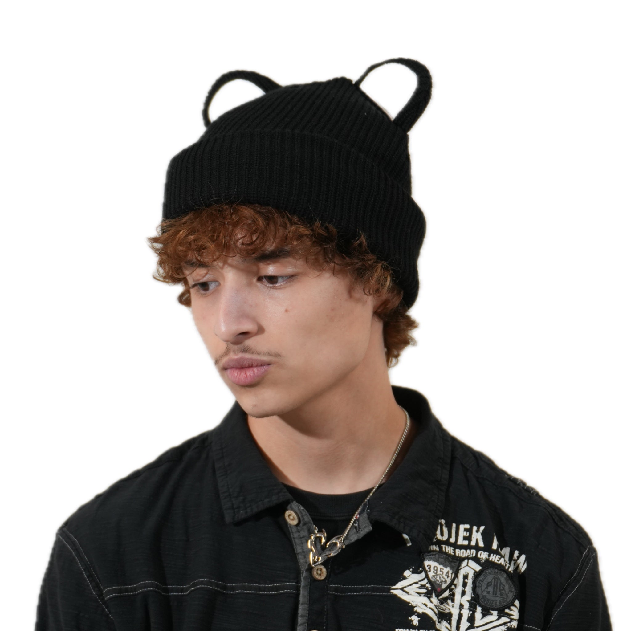 Bear beanie satin lined