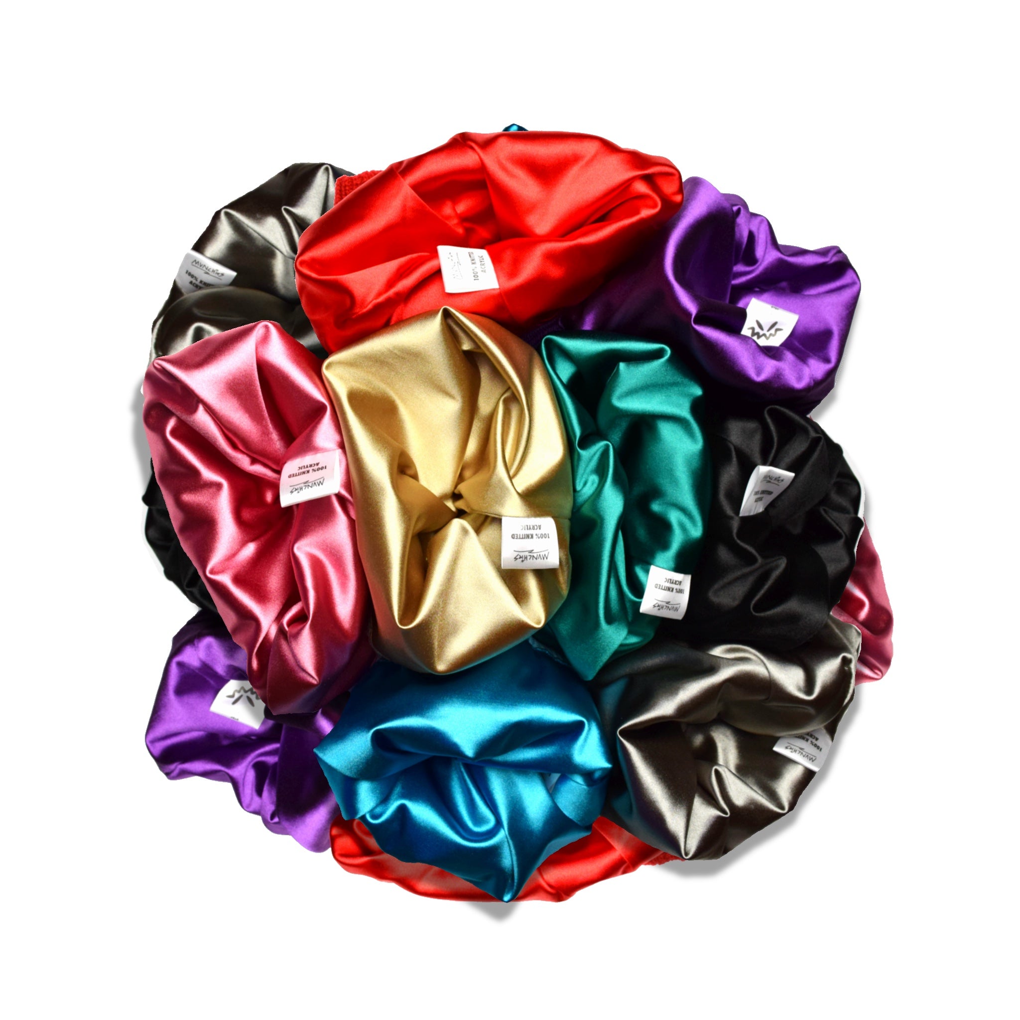 Horned beanie satin lined