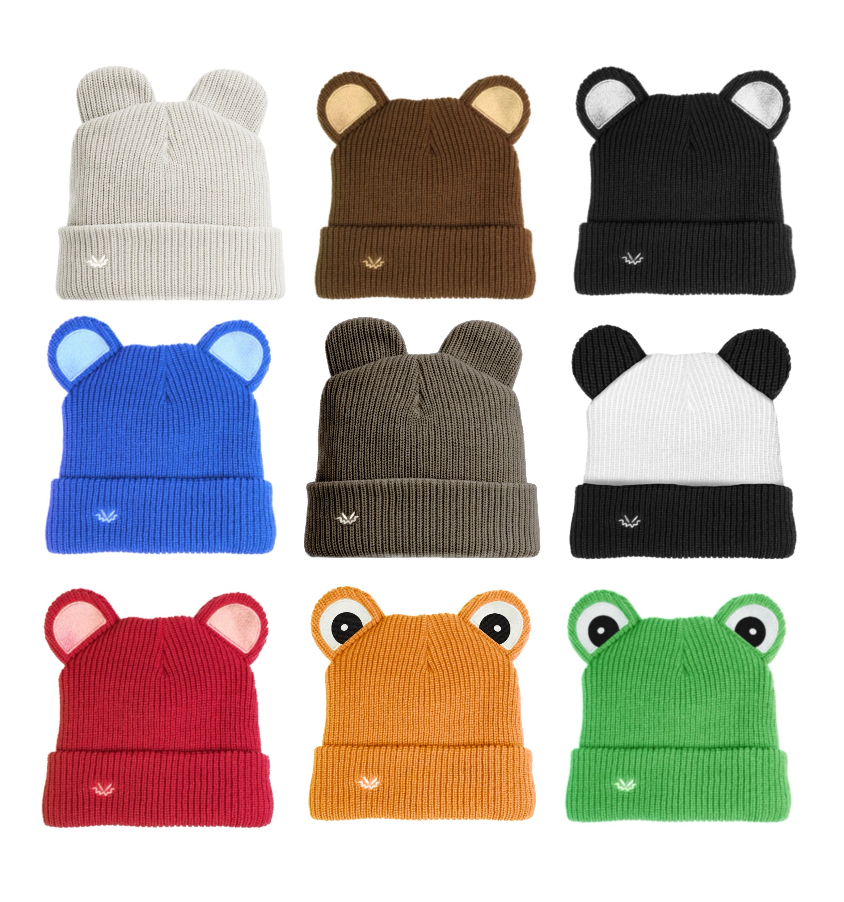 Bear Beanie Satin Lined