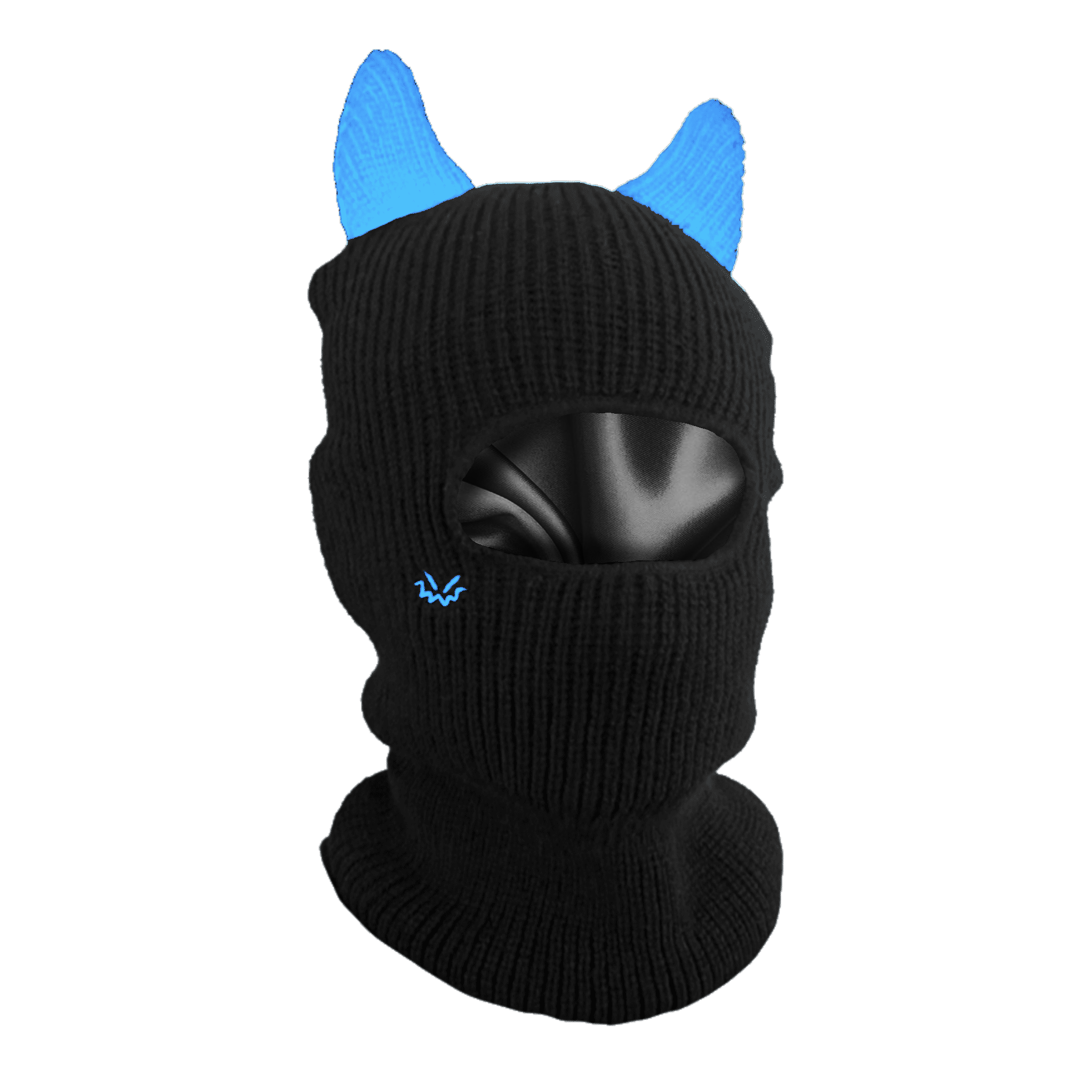 Horned Balaclava satin lined