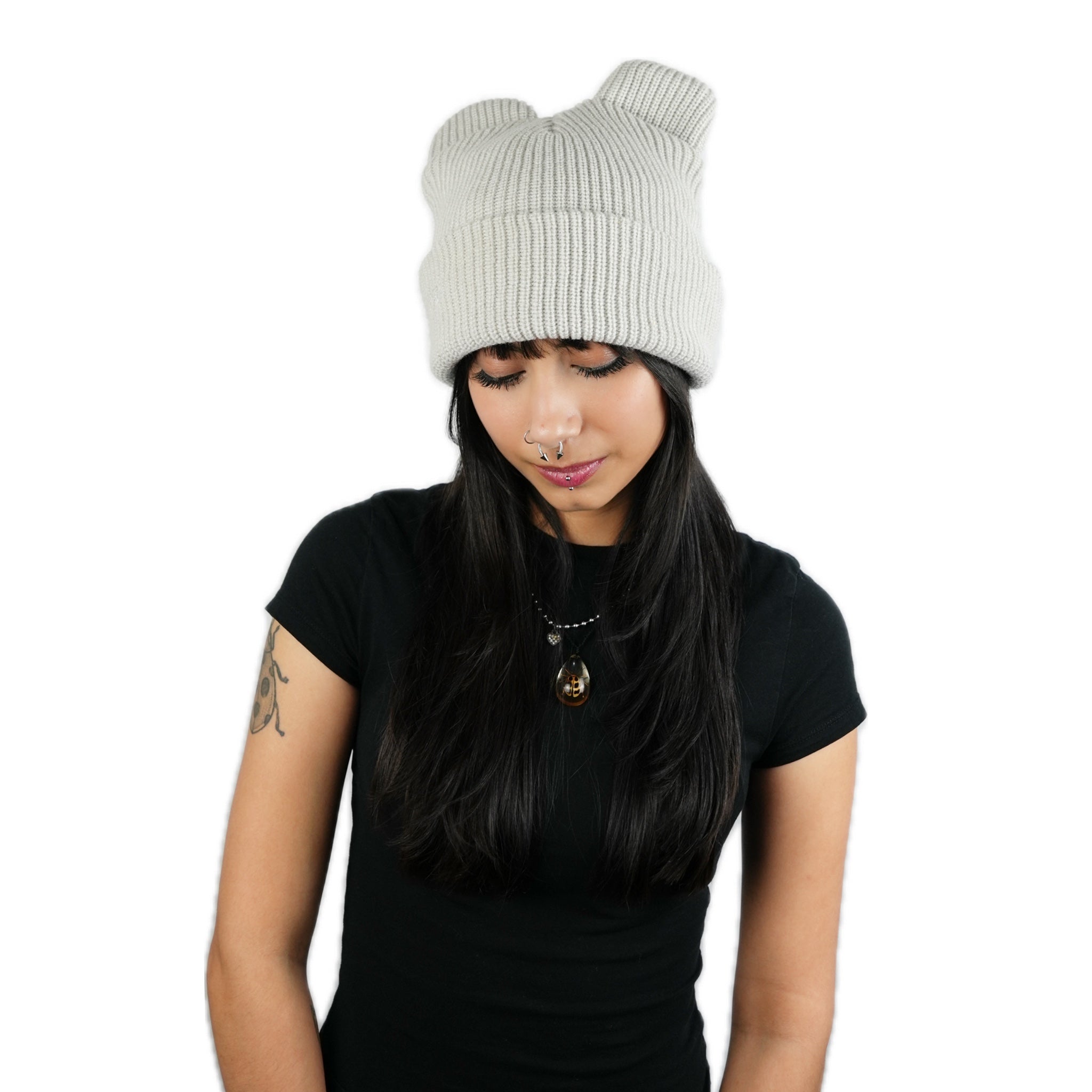 Bear Beanie Satin Lined