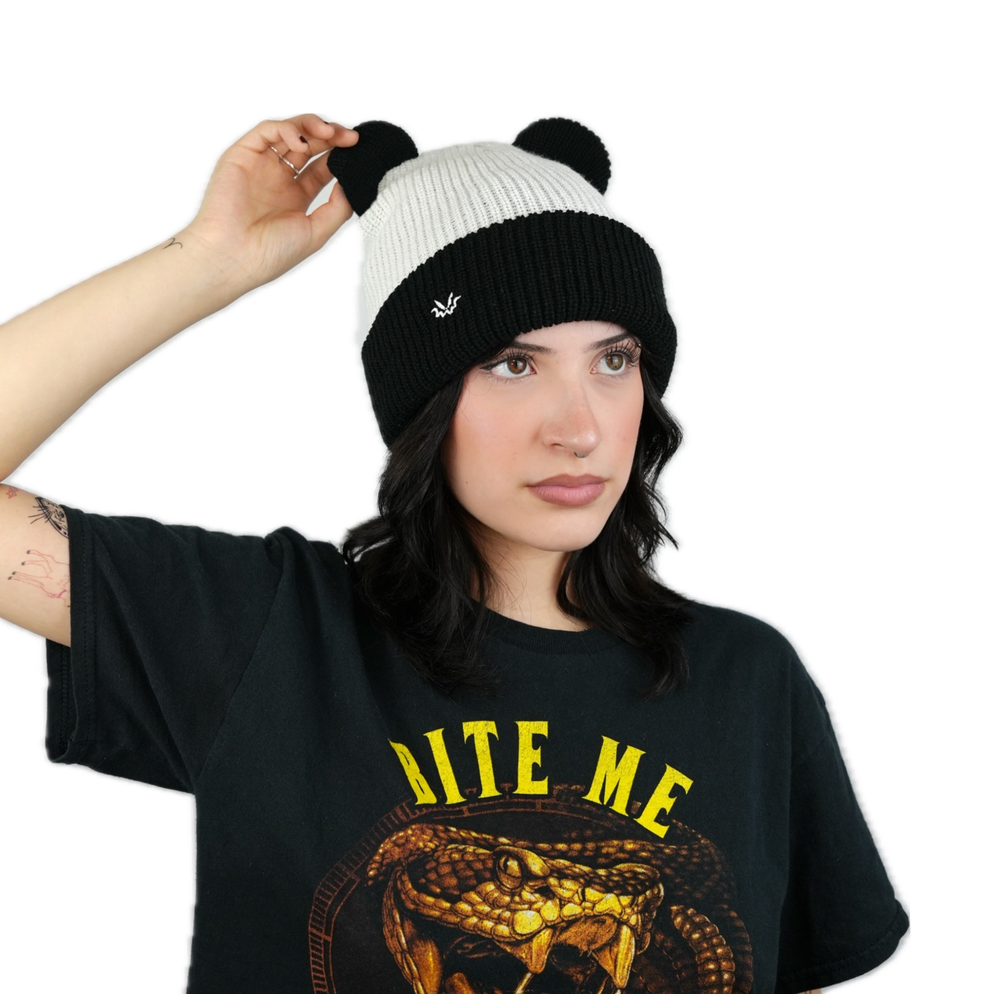 Bear Beanie Satin Lined