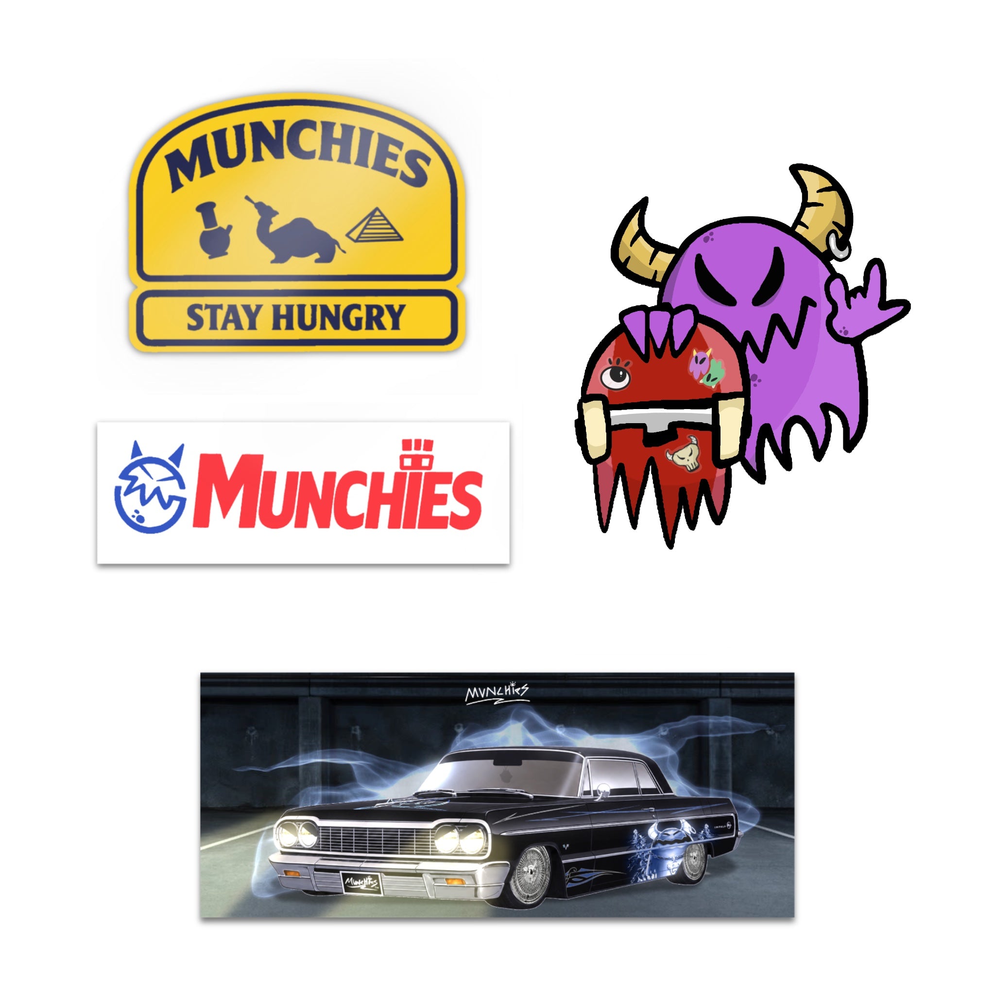 Munchies Giant Stickers V3