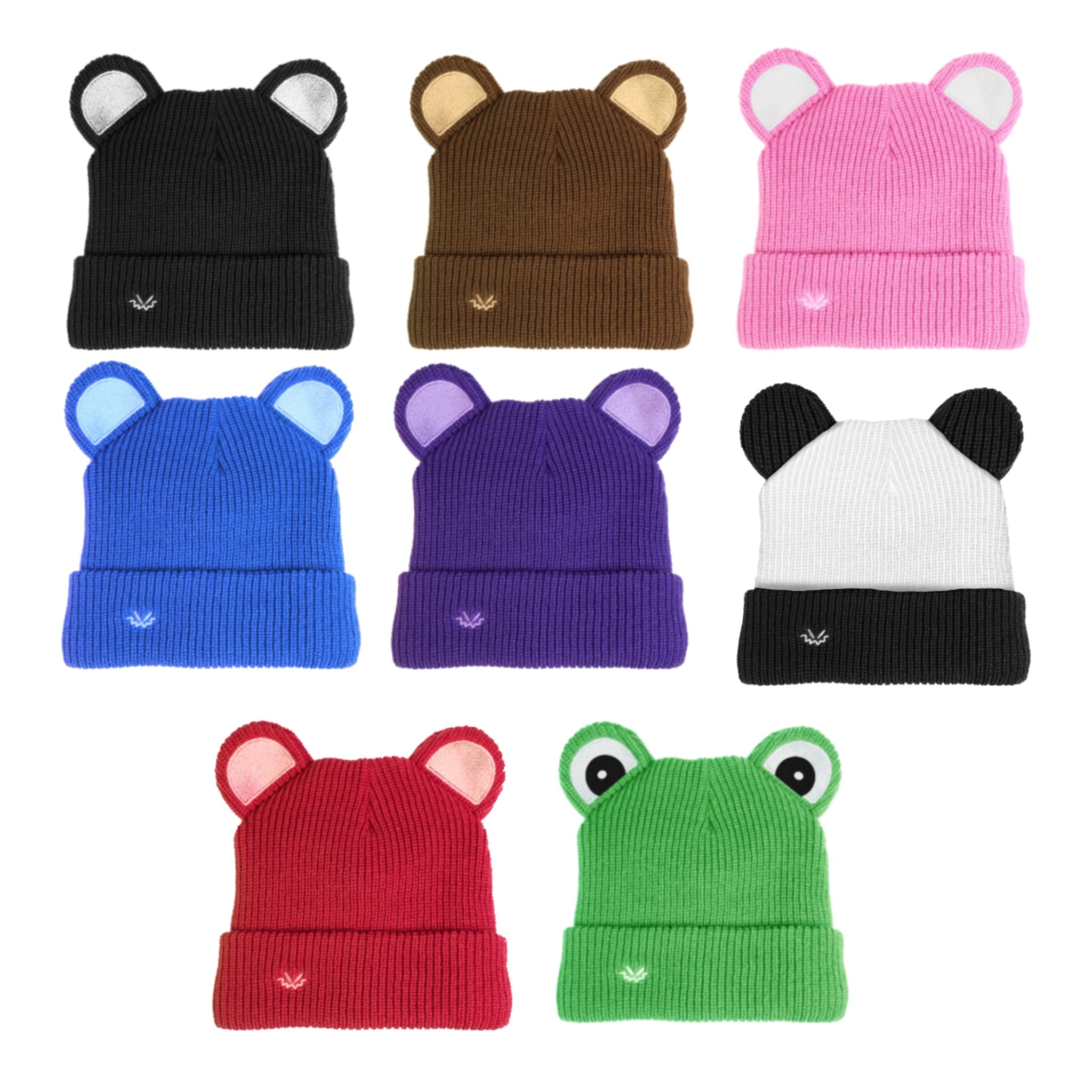 Bear beanie satin lined