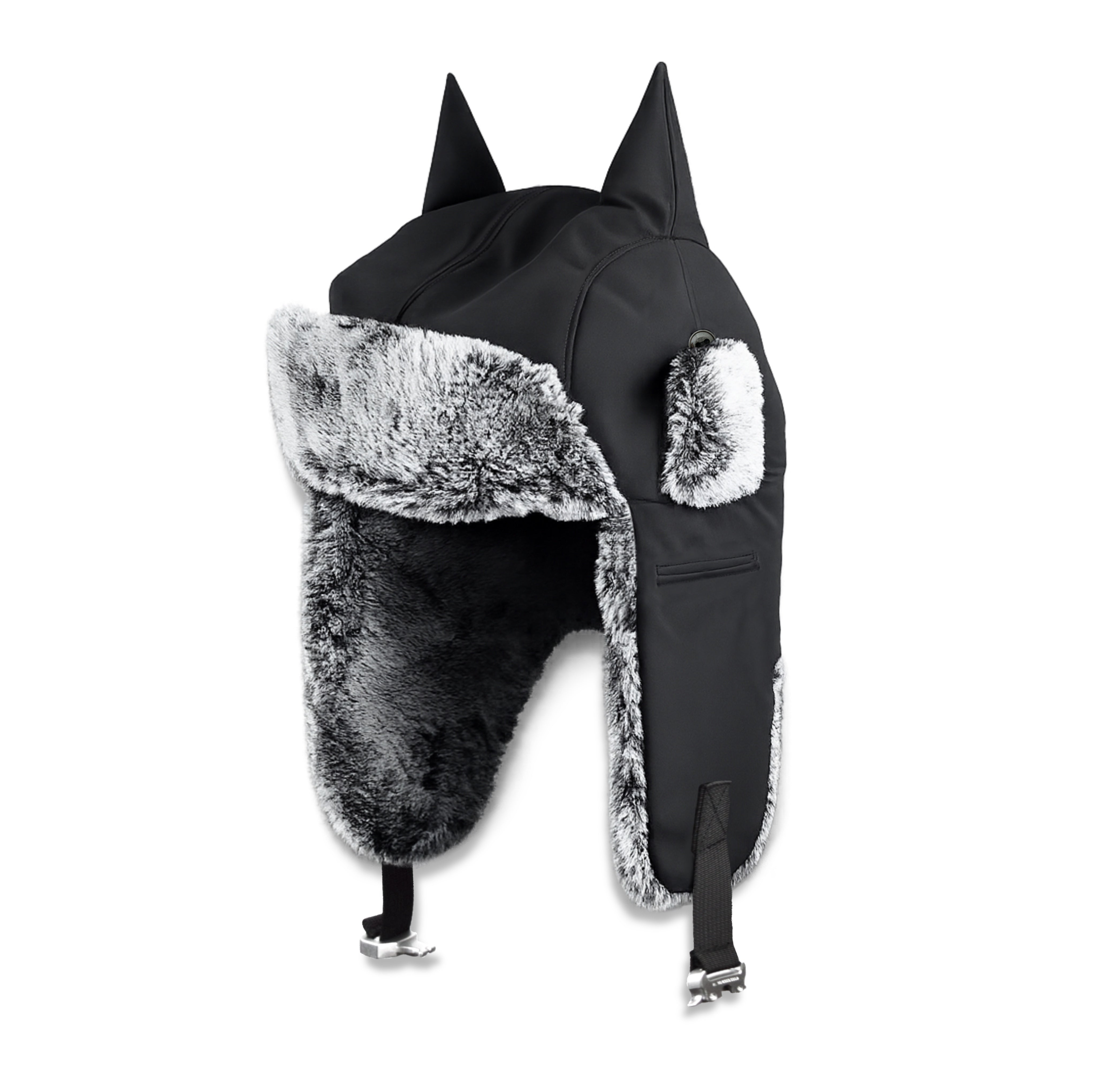 Horned Ushanka Satin Lined