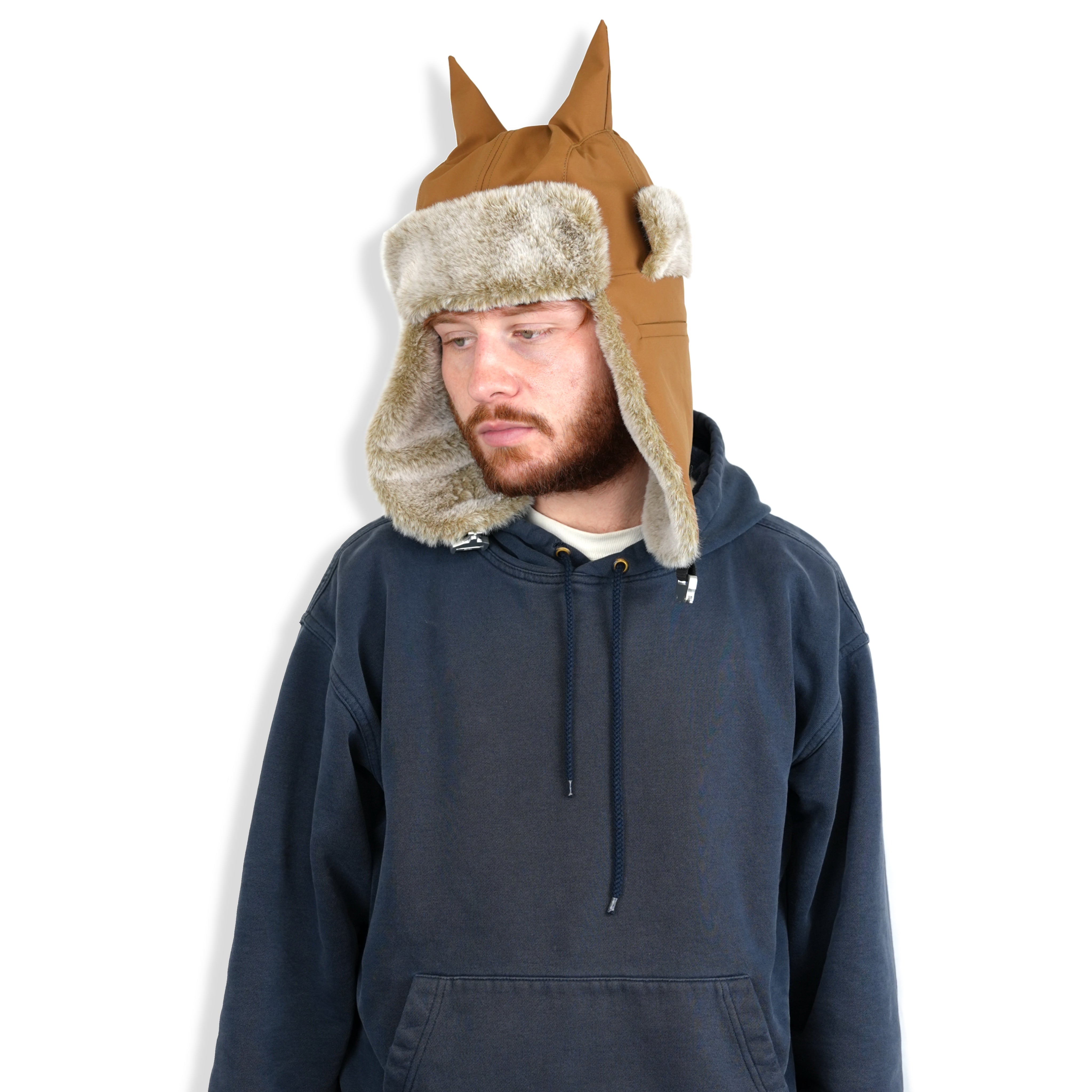 Horned Ushanka Satin Lined