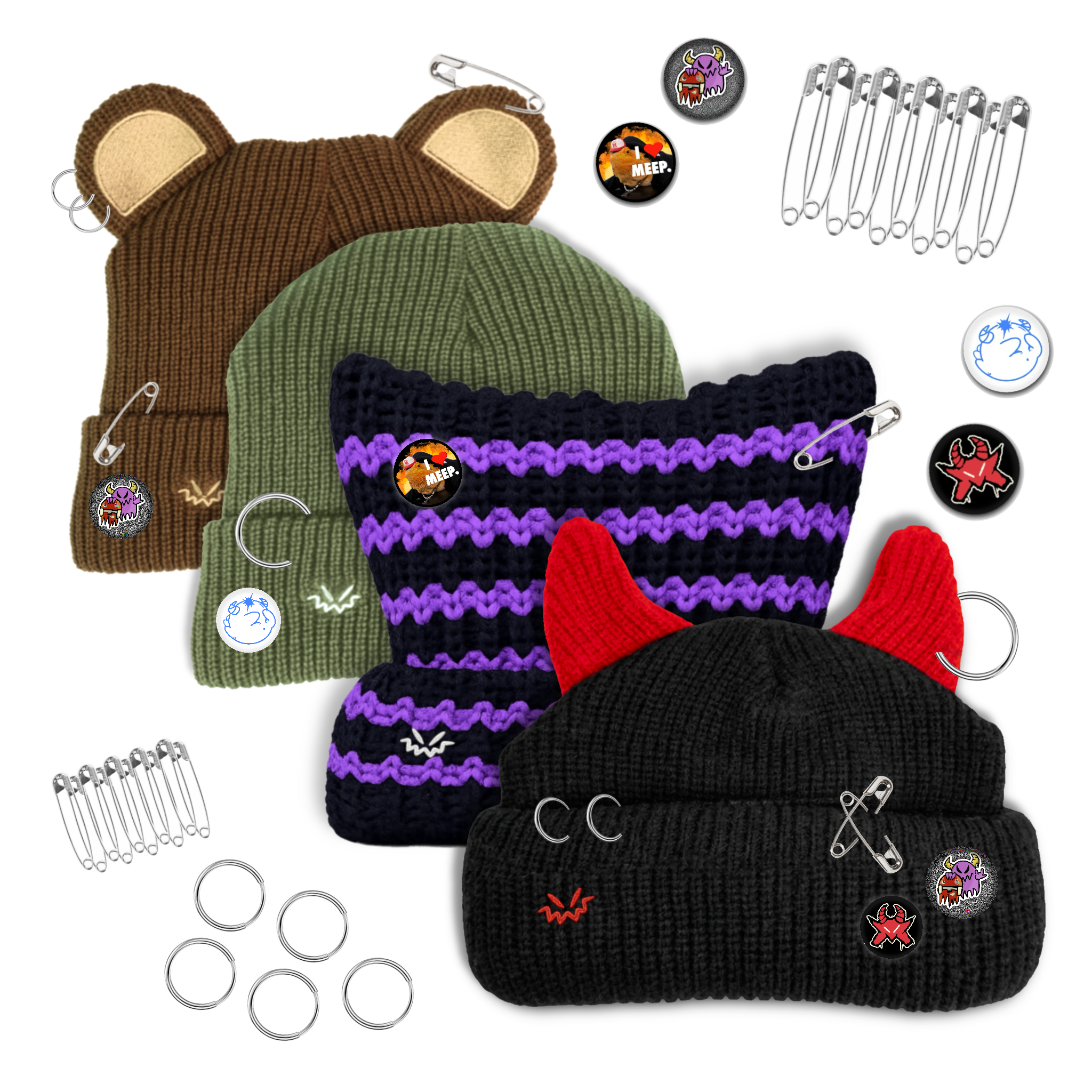 Beanie Bits Decoration Pack V1 – munchieshop.com