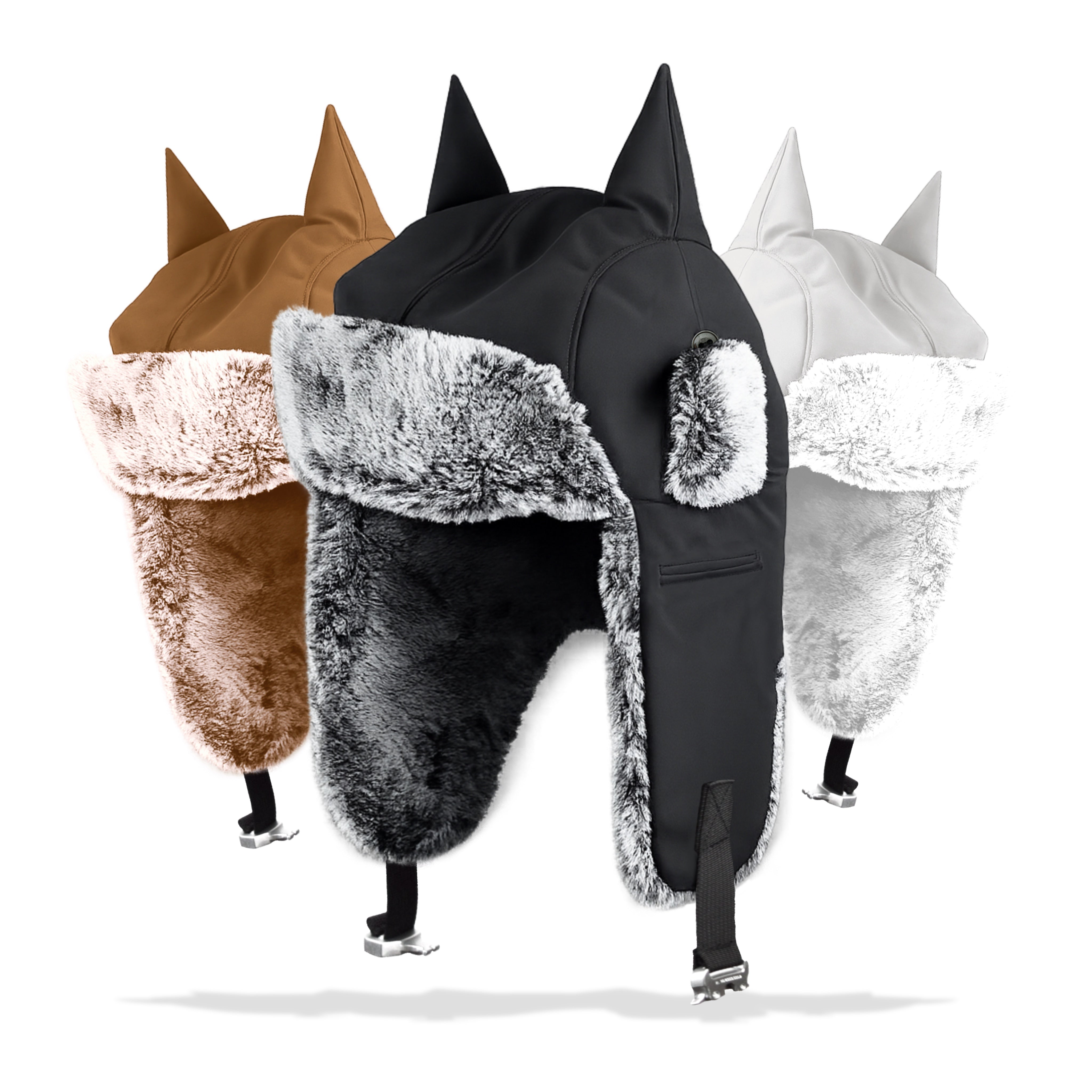 Horned Ushanka Satin Lined