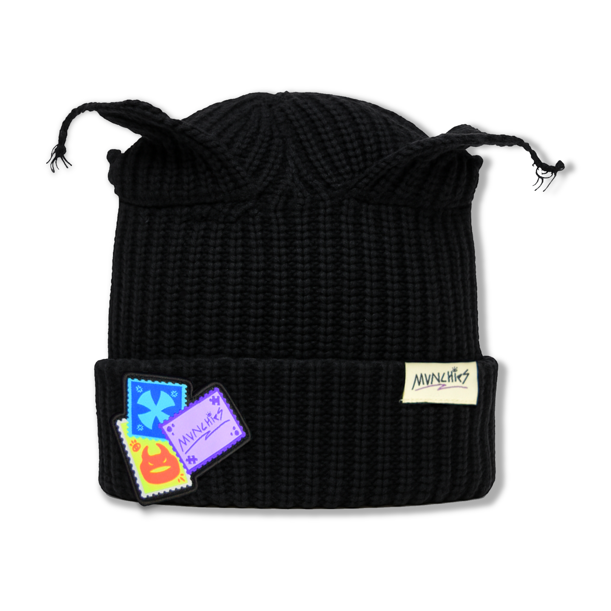 Stray cat beanie satin lined