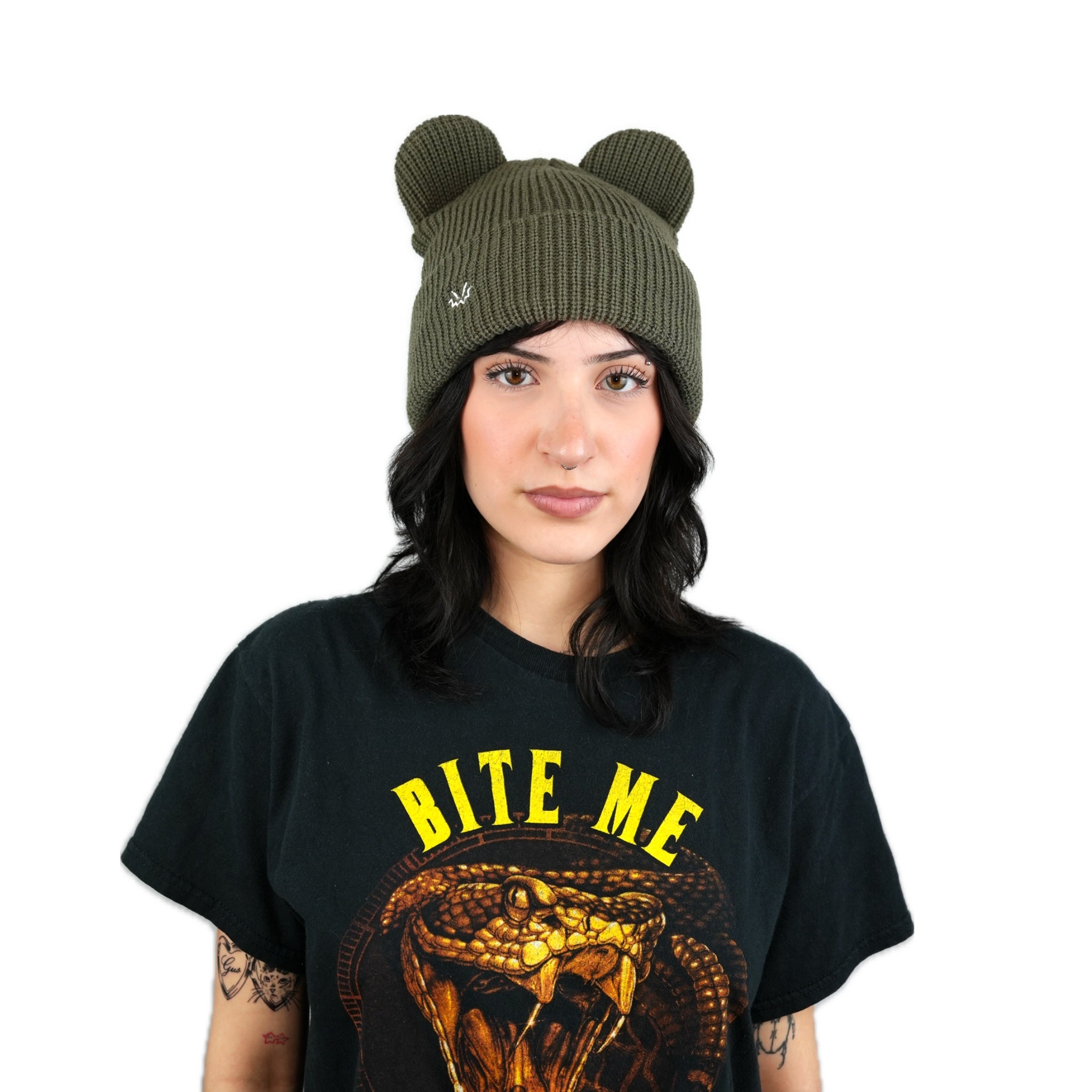Bear Beanie Satin Lined