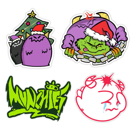 2024 Munchies Christmas Sticker Pack