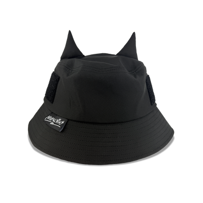 Horned Waterproof Satin Lined Bucket Hat