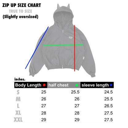 Horned Zip-Up