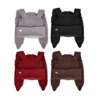 Bunny beanie V2 satin lined