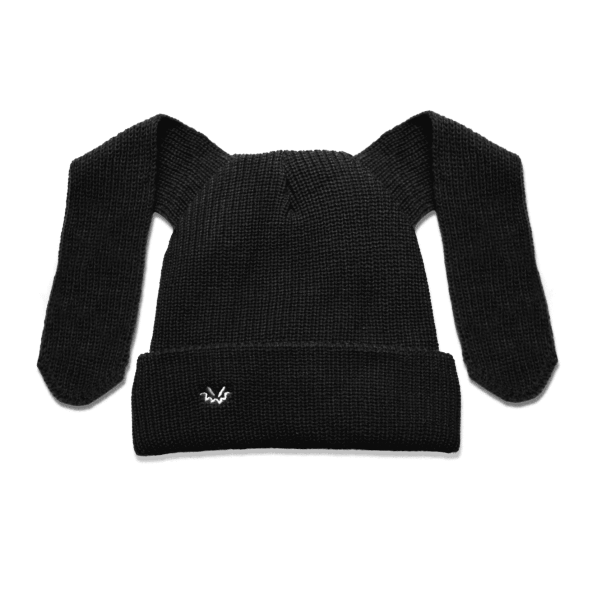 ファッション雑貨・小物その他 +DEINET+ BUNNY BEANIE IN BLACK KDBXE4F8411 The Fatal Floppy Beanie - Cool Shirtz