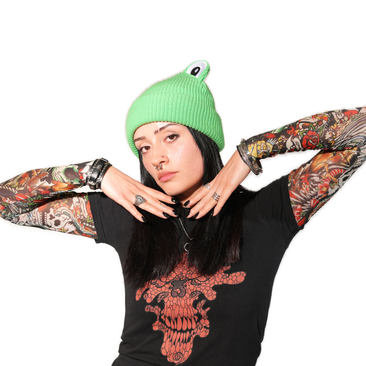 Bear Beanie Satin Lined