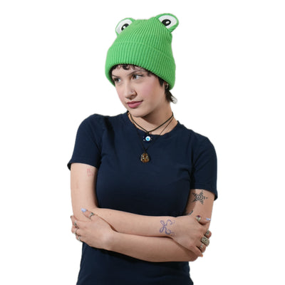 Bear beanie satin lined