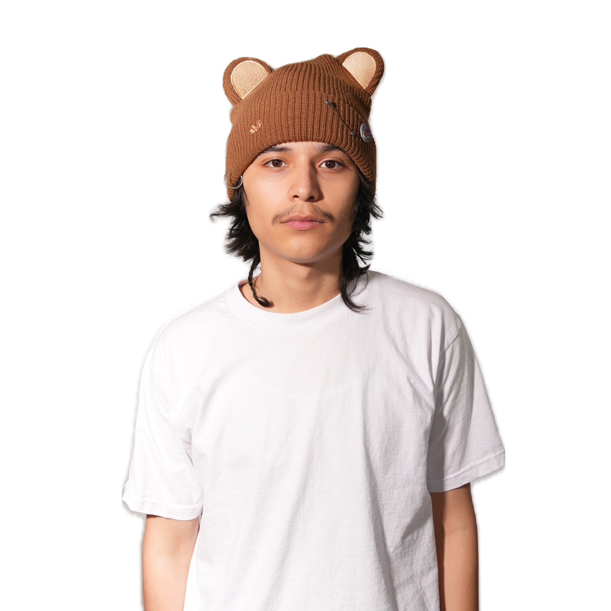 Bear Beanie Satin Lined