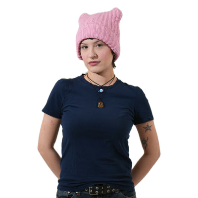 Cat beanie satin lined