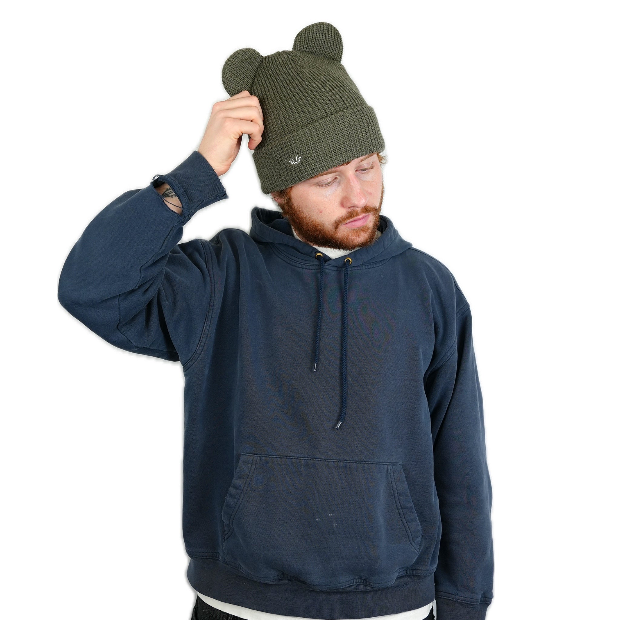 Bear Beanie Satin Lined