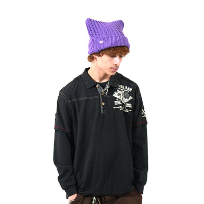 Cat Beanie Satin Lined