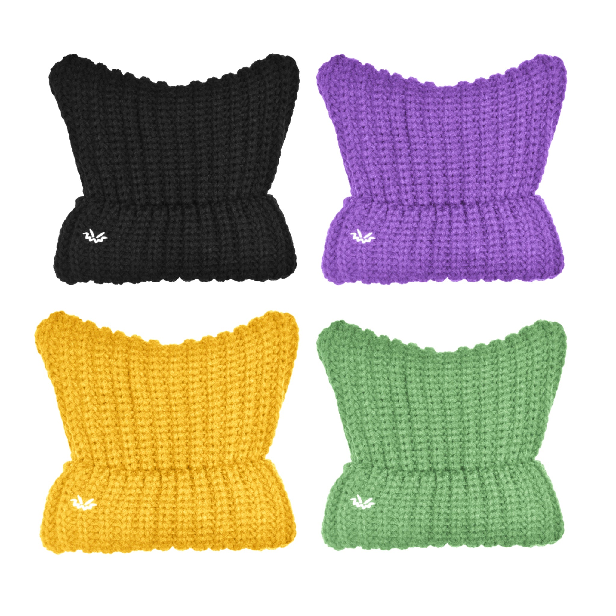Cat beanie satin lined
