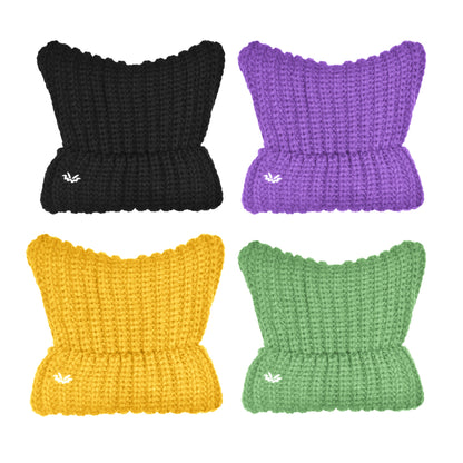 Cat beanie satin lined