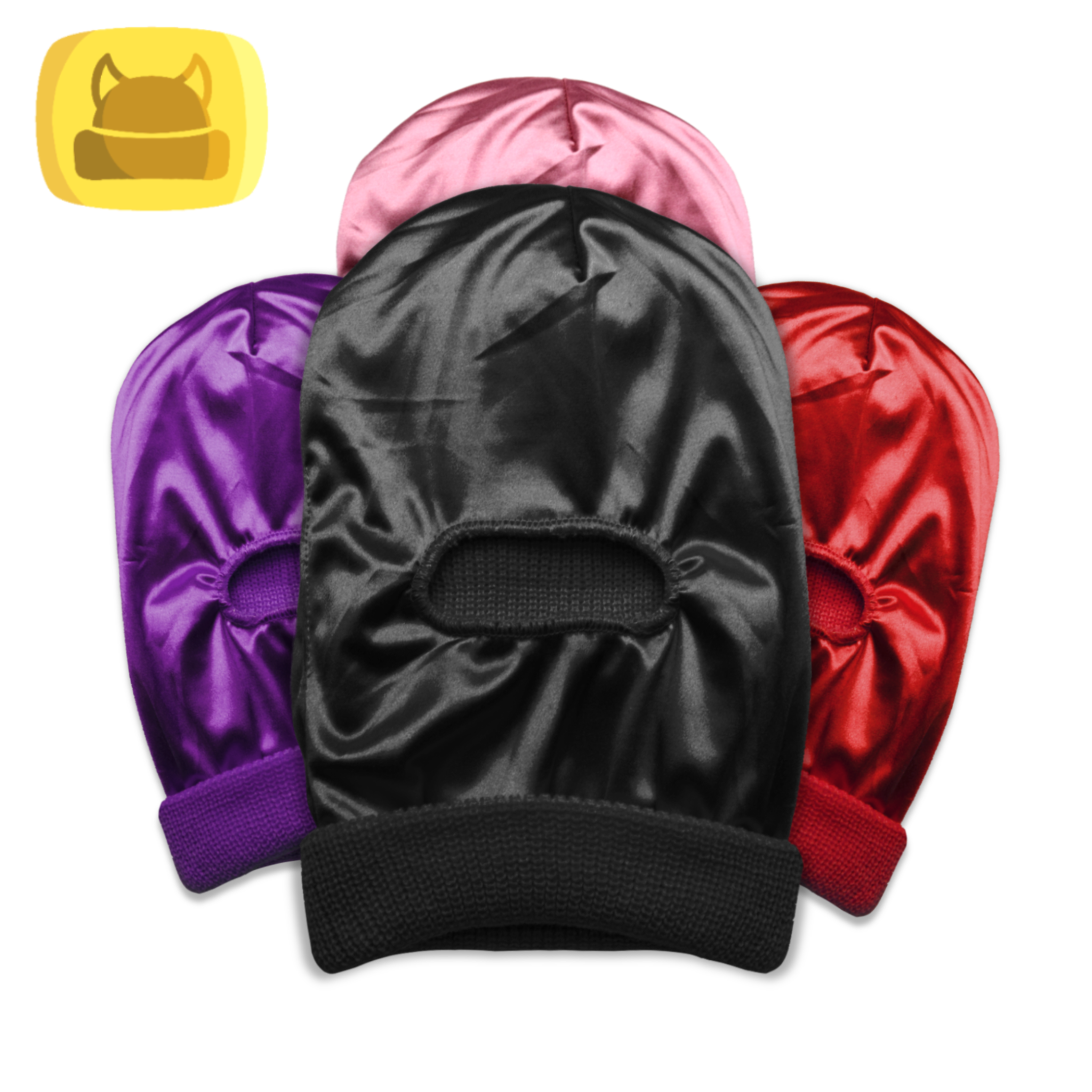 Horned Balaclava SATIN LINED