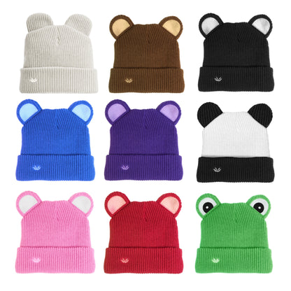 Bear beanie satin lined