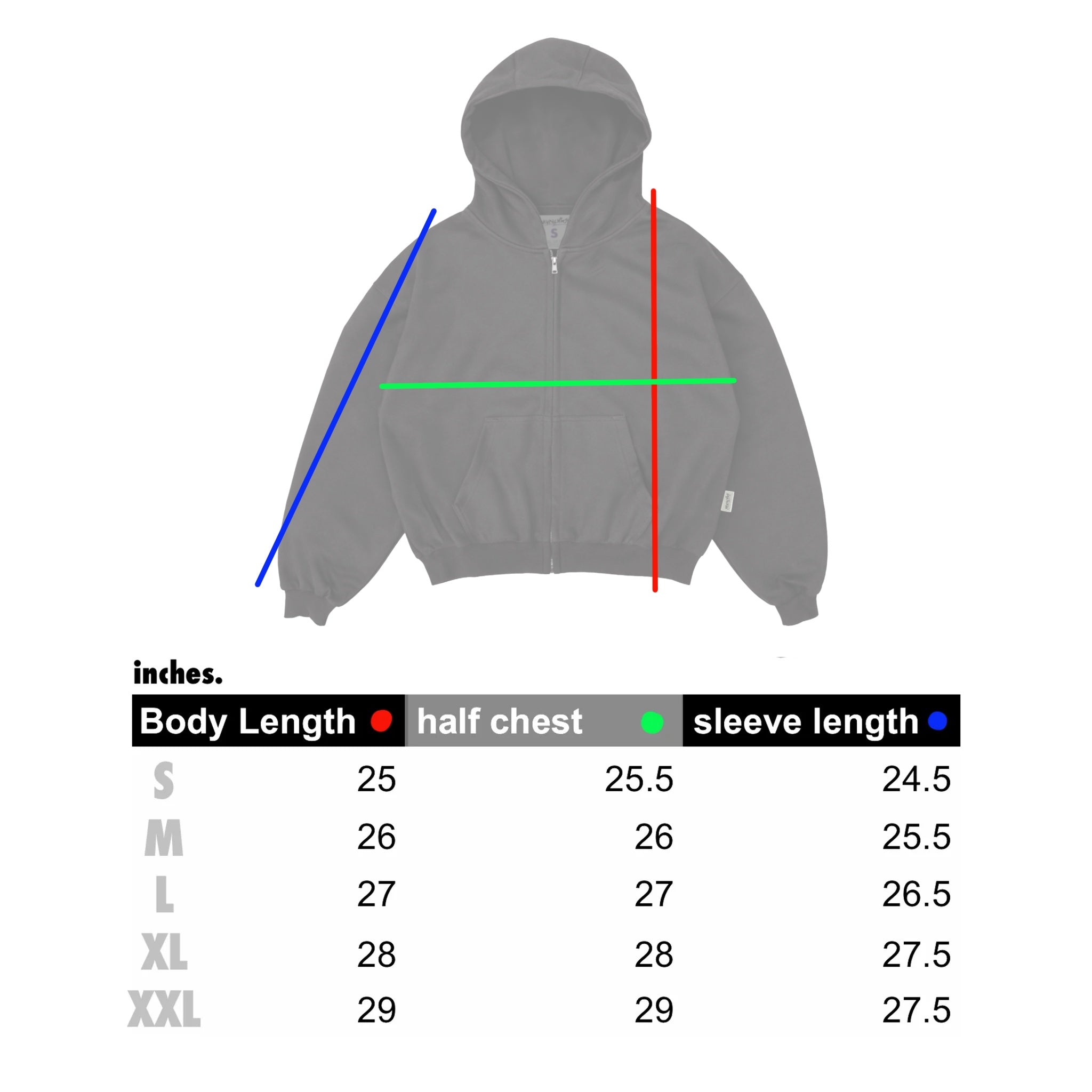 Blank Munchies Zip-Up