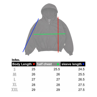 Blank Munchies Zip-Up