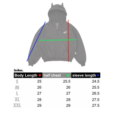 Munchies Horned Zip-Up