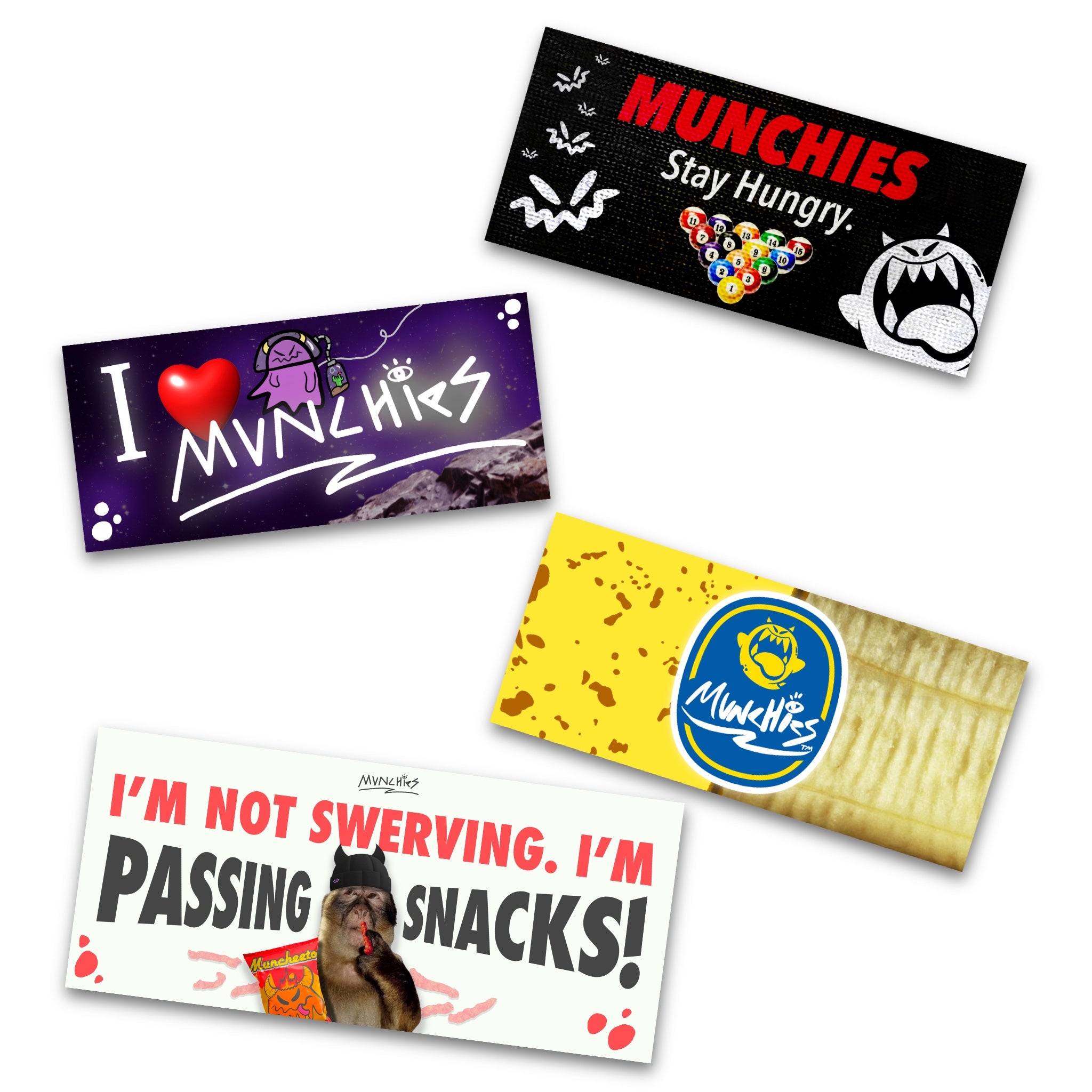 Munchies Bumper Stickers