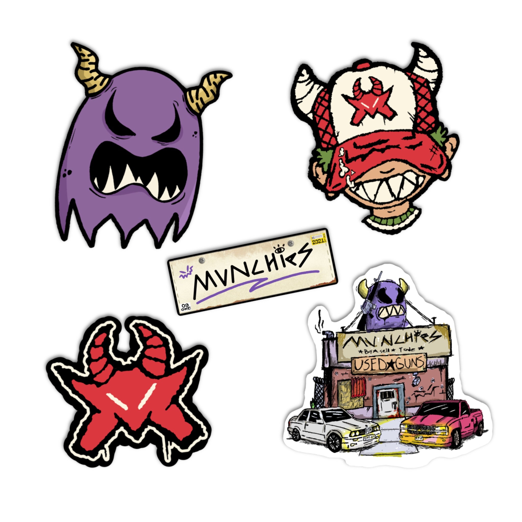 Munchies Sticker Pack V15